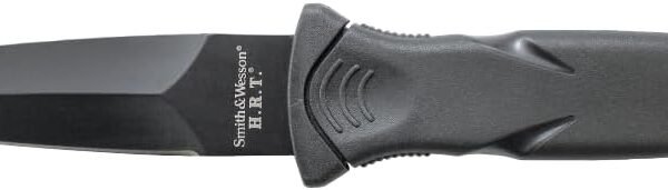 Smith & Wesson SWHRT3BF 7.5in High Carbon S.S. Full Tang Fixed Blade Knife with 3.5in False Edge Blade and TPR Handle for Outdoor, Tactical, Survival and EDC