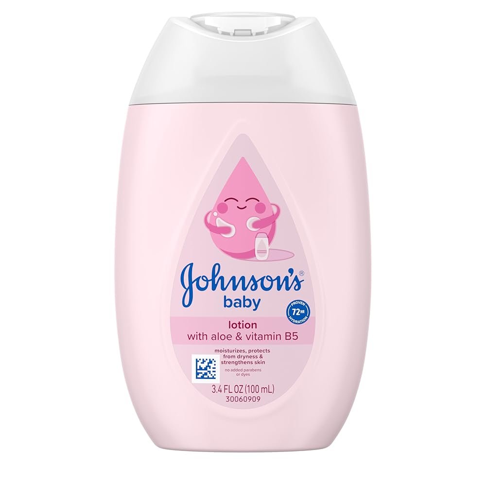 Johnson's Baby Lotion with Coconut Oil, Aloe Vera & Vitamin B5, 72 HR Hydration, Skin Moisturizer, Hypoallergenic, Safe for Newborn, Protects From Dryness & Strengthens Skin,...